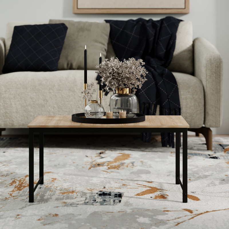 Стол-трассформер Just Fiji 442х654х327 Дуб сонома/Черный (TB07130000030)