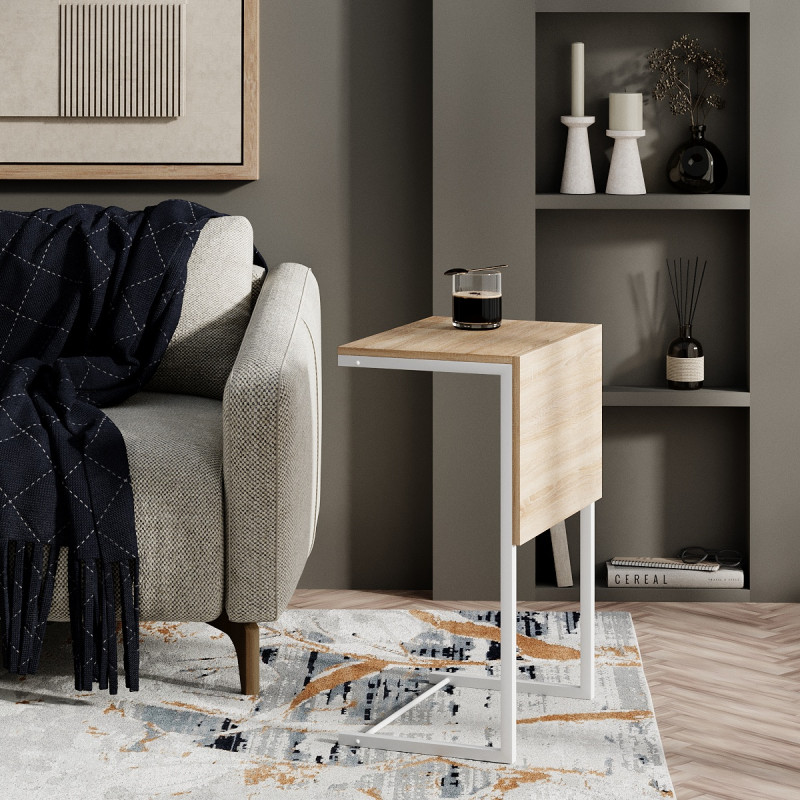 Стол-трассформер Just Fiji 442х654х327 Дуб сонома/Белый (TB07130000010)