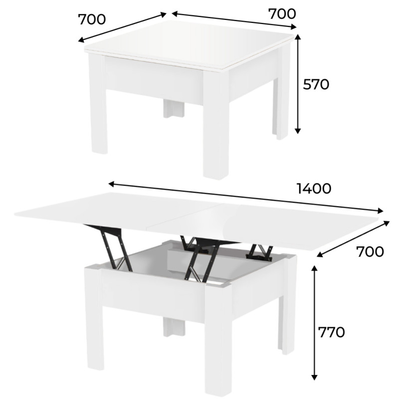 Стіл-трансформер Comfo Венге (TB13050000000)