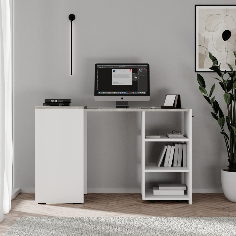 Тумба-трансформер Dolli 500х450х756 Білий діамант/Ательє світлий (TB27010400000)