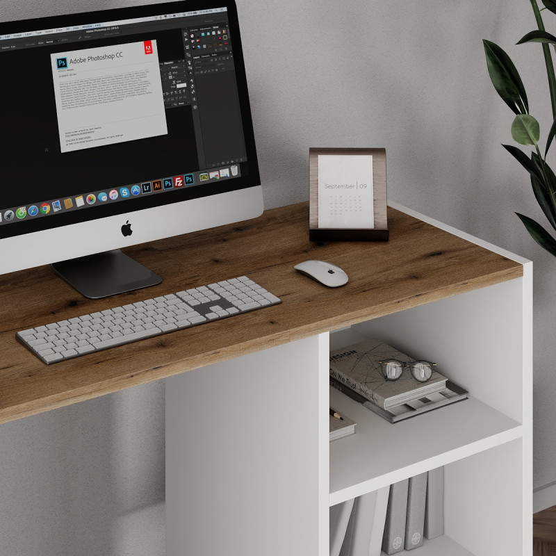 Тумба-трансформер Dolli 500х450х756 Белый бриллиант/Дуб Эвок (TB27011000000)