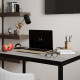 Письменный стол Brevity Loft mid 900х750х670 Ателье светлый/Черный металл (TB02040000030)