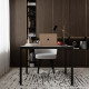 Письменный стол Brevity Loft mid 900х750х670 Ателье светлый/Черный металл (TB02040000030)