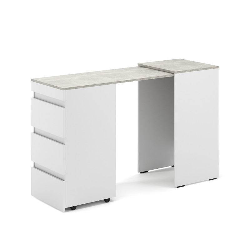 Комод-трансформер Molli 500х450х756 Белый бриллиант/Ателье светлый (TB01010400000)