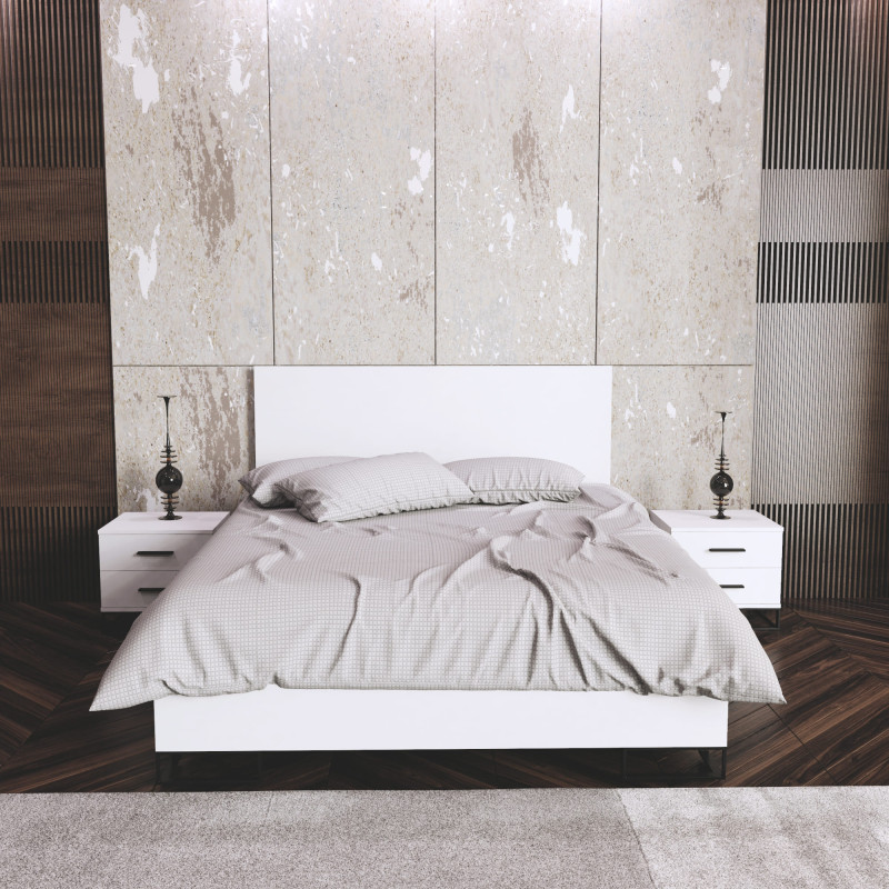 Ліжко 1,6 Ascet Білий діамант (AS09010000030)