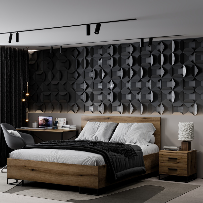 Ліжко 1,6 Ascet Дуб Евок (AS09100000030)