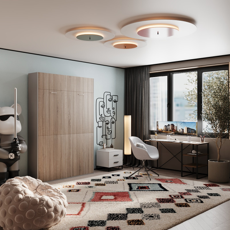 Кровать-трансформер Mitra 1,4К - Пепельный / Ф - Дуб сонома (SM01151300000)