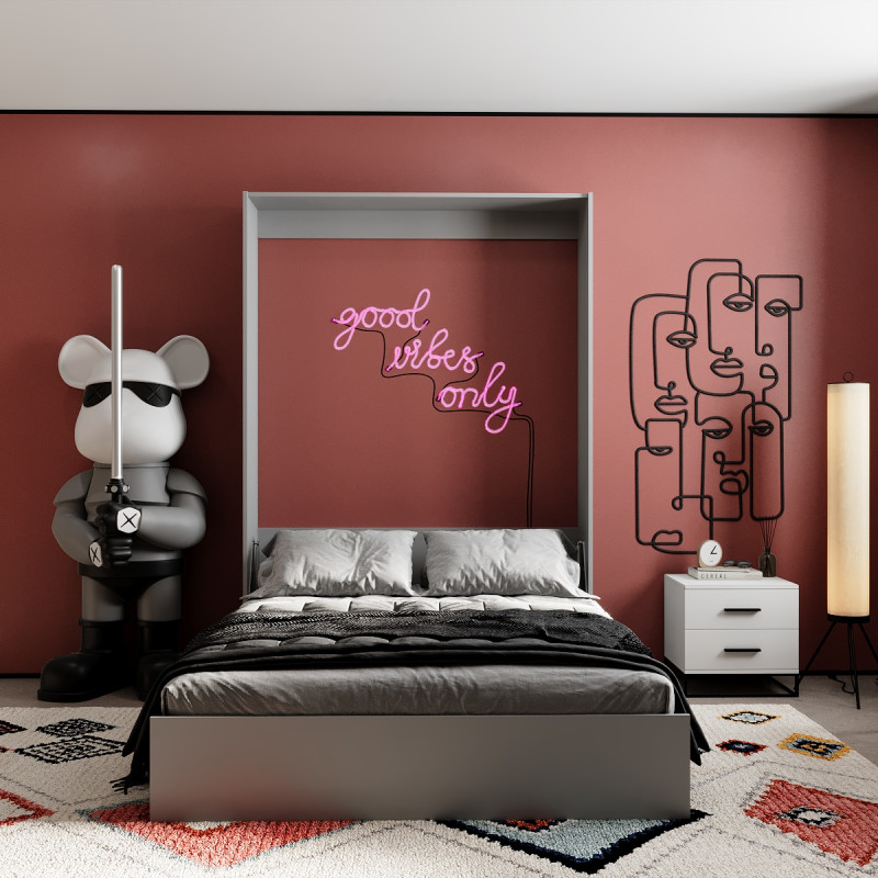 Ліжко-трансформер Mitra 1,4 К - Попелястий / Ф - Попелястий (SM01151500000)