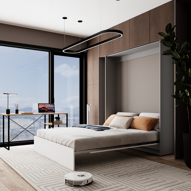 Кровать-трансформер Mitra 1,4К - Пепельный / Ф - Нимфея альба (SM01151900000)