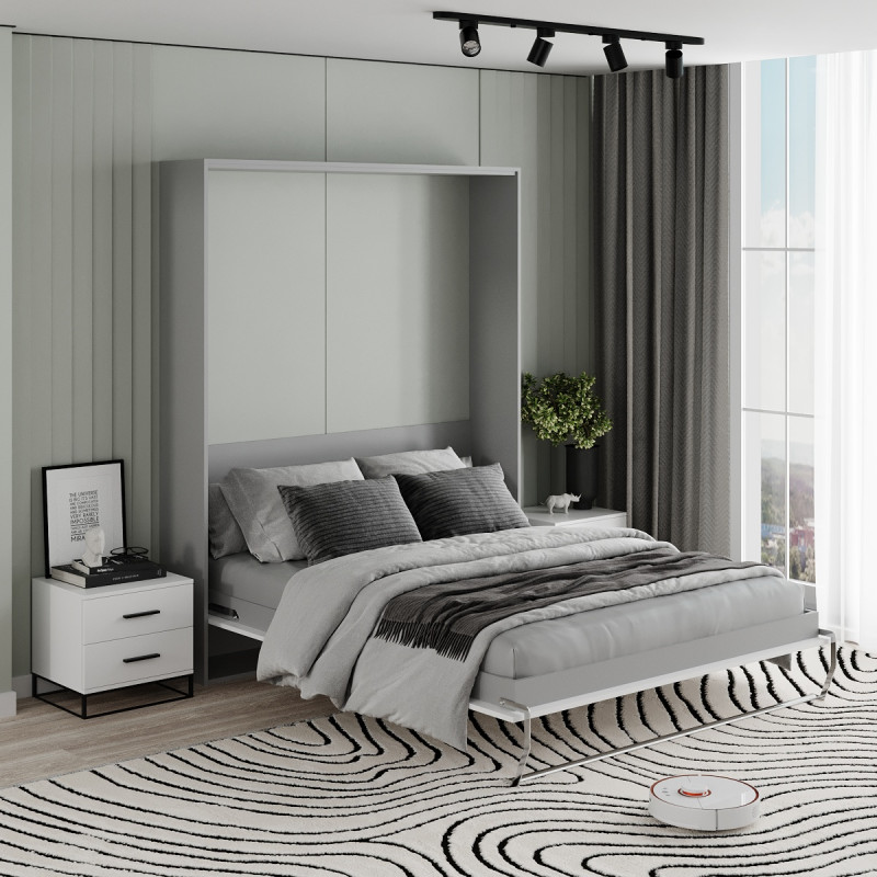 Ліжко-трансформер Juno 1,6 К - Попелястий / Ф - Німфея Альба (SM03151900000)