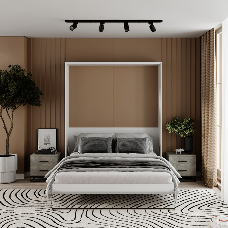 Ліжко-трансформер Juno 1,6 К - Німфея Альба / Ф - Попелястий (SM03161500000)