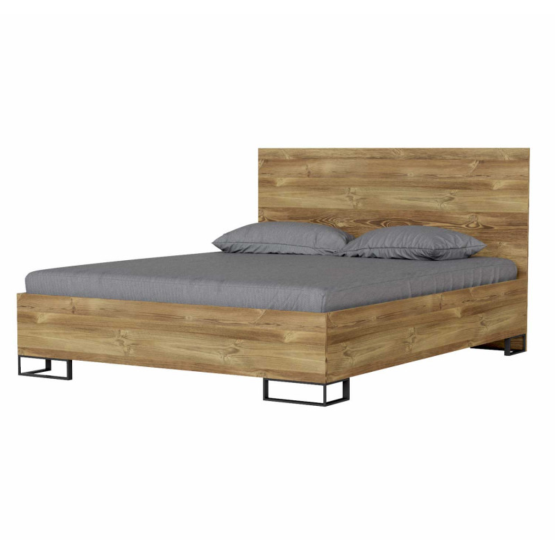 Ліжко 1,6 Ascet Дуб Бароко бурштиновий (AS09080000030)