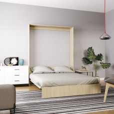 Ліжко-трансформер Juno 1,6 К - Німфея альба / Ф - Дуб сонома (SM03161300000)