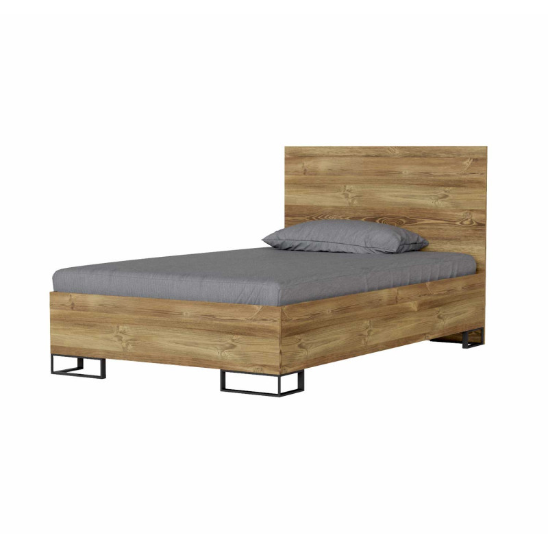 Ліжко 1,2 Ascet Дуб Бароко бурштиновий (AS07080000030)