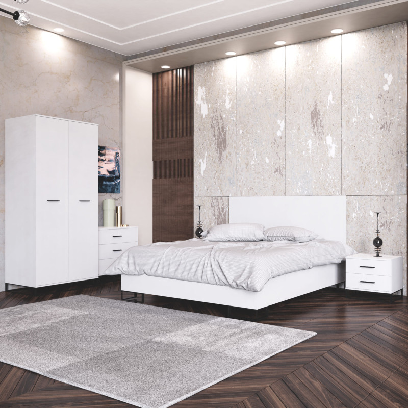 Ліжко 1,6 Ascet Білий діамант (AS09010000030)