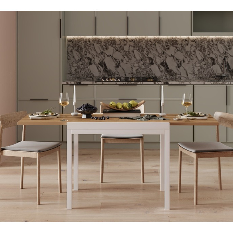 Стіл-трансформер Armstrong Дуб Евок/Білий (TB08100000110)