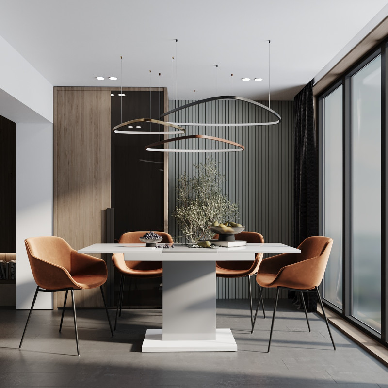 Стіл-трансформер Boston M 1200х690х750 Білий попелястий/Білий МДФ (TB12011619000)