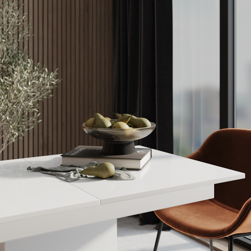 Стол-трансформер Boston M 1200х690х750 Белый бриллиант/Белый МДФ (TB12011617000)