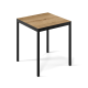 Обідній стіл Brevity Loft mini 670х750х670 Дуб Евок/Чорний метал (TB03100000030)