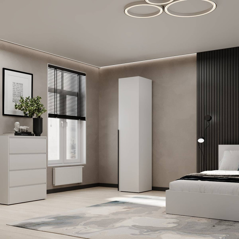 Пенал закрытый 1 Light 400х500х2200 Белый бриллиант (LT08010000000)