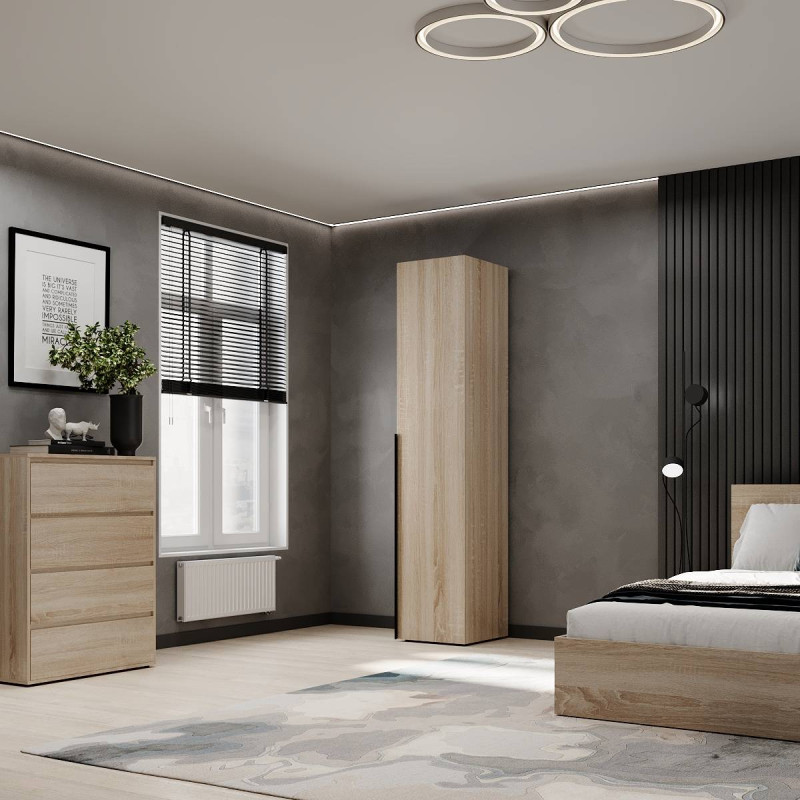 Пенал закритий 1 Light 400х500х2200 Дуб Сонома (LT08130000000)