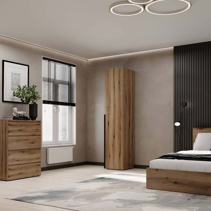 Пенал закрытый 2 Light 400х500х2200 Дуб Эвок (LT09100000000)