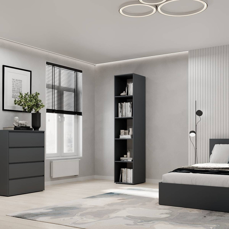 Пенал відкритий Light 400х500х2200 Графіт (LT10070000000)