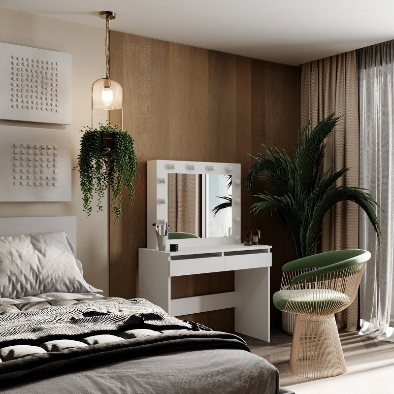 Стіл туалетний Malta 940х430х1400 Білий діамант (TB32010100000)