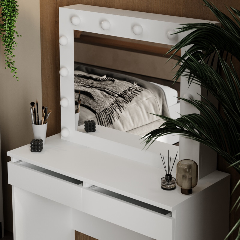 Стіл туалетний Malta 940х430х1400 Білий діамант (TB32010100000)