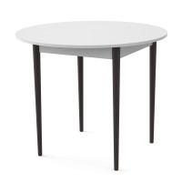 Круглый стол ДЕРИЛ Белый/Венге (558980)