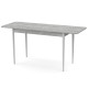 Розсувний стіл МОНО прямокутний Бетон/Білий (474061)