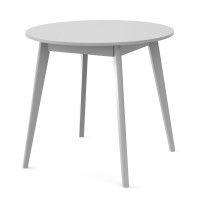Стіл обідній БОН 880х880 Білий/Сірий (558883)