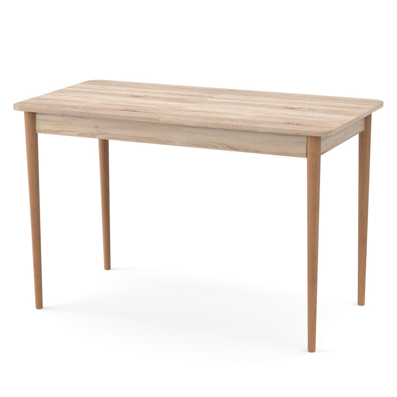 Раздвижной стол МОНО прямоугольный Дуб сонома/Лак (474057)