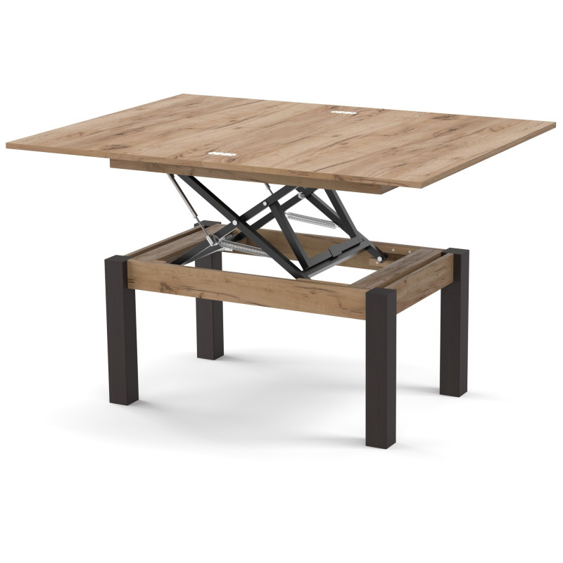 Стіл-трансформер БАТТЕРФЛАЙ Дуб крафт золотий/Венге (229510)