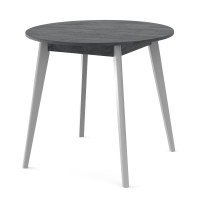 Стіл обідній БОН 880х880 Вугільний камінь 18 мм/Сірий (558813)