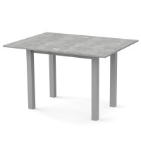 Стол обеденный раскладной ЮК Бетон/Серый (8829531)