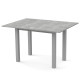 Стол обеденный раскладной ЮК Бетон/Серый (8829531)