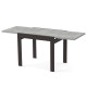 Стіл обідній розсувний КОРС Бетон/Венге (2824825)