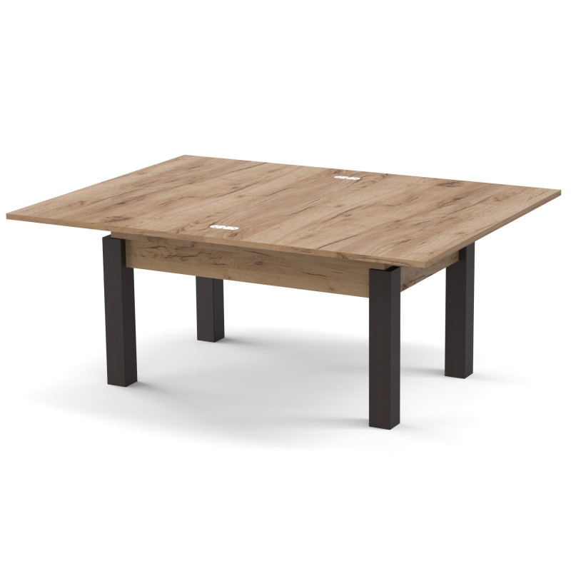 Стіл-трансформер БАТТЕРФЛАЙ Дуб крафт золотий/Венге (229510)