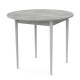 Круглый стол ДЕРИЛ Бетон/Белый (558974)