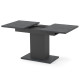 Стол раздвижной ГРЕЙС Угольный камень/Антрацит (254034)