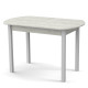 Стіл обідній розсувний МОДЕРН Дуб крафт білий/Білий (2824838)