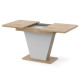 Стіл розсувний КЛАЙД Дуб кремону торро/білий (239271)