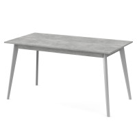 Стол обеденный БОН 1380х780 Бетон/Серий (558923)