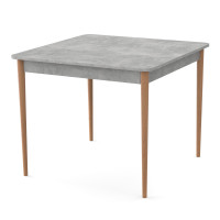 Стол МОНО 880х880 Бетон/Лак (559044)