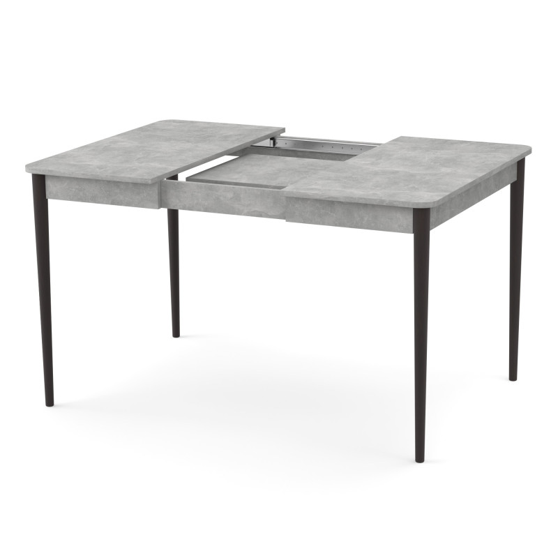 Розсувний стіл МОНО квадрат Бетон/Венге (472003)