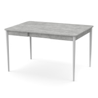 Розсувний стіл МОНО квадрат Бетон/Білий (472006)