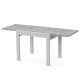 Стіл обідній розсувний КОРС Бетон/Білий (2824819)