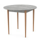 Круглый стол ДЕРИЛ Бетон/Лак (558989)