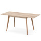 Розкладний стіл БОН 1180х680 Дуб сонома/Лак (332948)